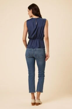 Clemence Tencel Blouse - Indigo -Women Clothing Sales 7906 Clemence Indigo 3