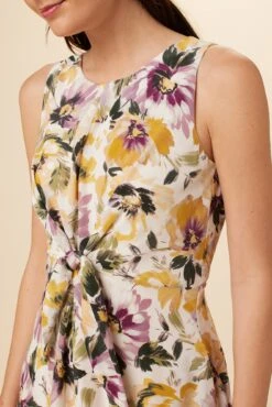Margot Washable Silk Dress - Isabella Floral -Women Clothing Sales 7910 Margot Silk Isabella Floral 4