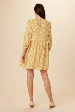 Shailene Ecovero Dress - Calico Sunflower -Women Clothing Sales 7911 Shailene Calico Sunflower 3