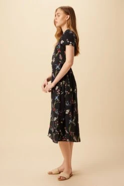 Women Clothing Sales -Women Clothing Sales 7912 Ellie Silk Marin Floral 2