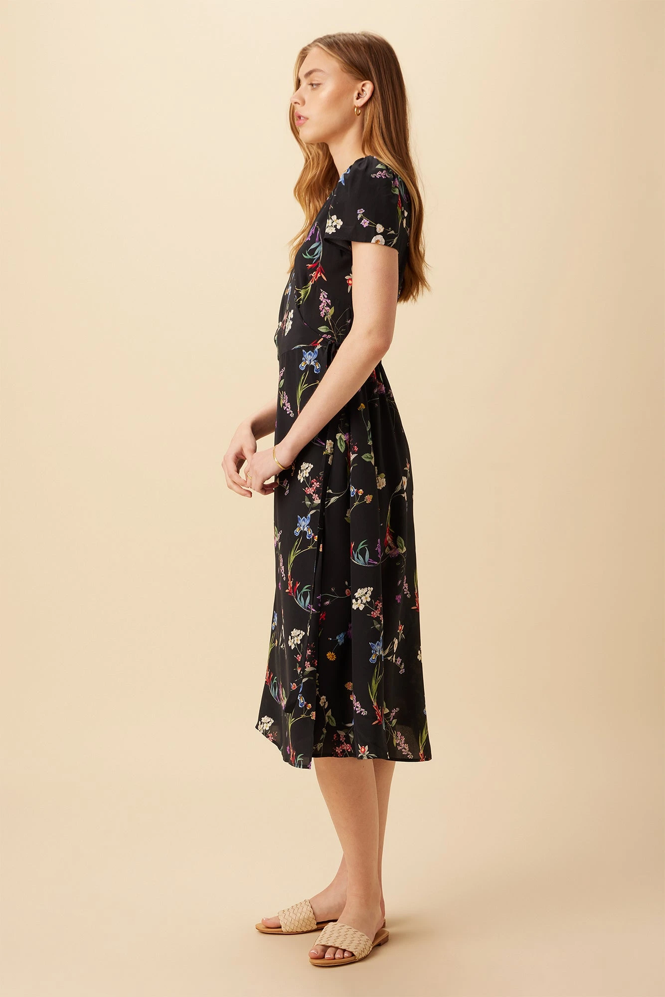 Ellie Washable Silk Dress - Marin Floral 2 Ellie Washable Silk Dress - Marin Floral - Image 2