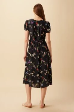 Ellie Washable Silk Dress - Marin Floral 6 Ellie Washable Silk Dress - Marin Floral -Women Clothing Sales 7912 Ellie Silk Marin Floral 3
