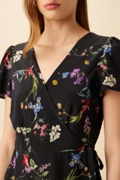 Ellie Washable Silk Dress - Marin Floral 7 Ellie Washable Silk Dress - Marin Floral -Women Clothing Sales 7912 Ellie Silk Marin Floral 4