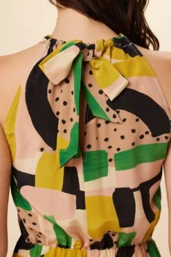 Stefania Washable Silk Dress - Piazza Print 9 Stefania Washable Silk Dress - Piazza Print -Women Clothing Sales 7913 Stefania Piazza 5