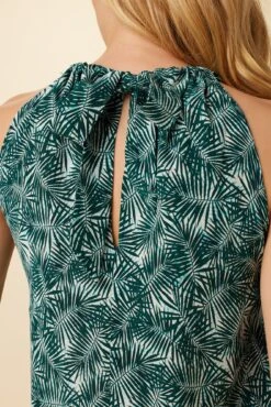 Hayden Washable Silk Blouse - Green Palm -Women Clothing Sales 7934 Hayden Green Palm 5