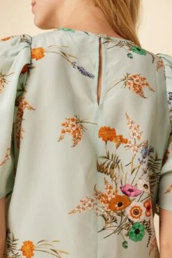Sylvia Washable Silk Blouse - Cannes Floral -Women Clothing Sales 7935 Sylvia Silk Cannes Floral 5