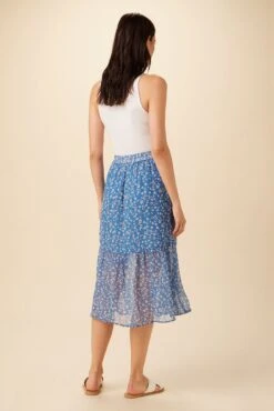 Firenza Nouveau Silk Skirt - Brooklyn Floral -Women Clothing Sales 7957 Firenza Brooklyn 3