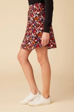 Kendra Ecovero Skirt - Villa Floral -Women Clothing Sales 7958R1 Kendra Lined Villa Floral 2