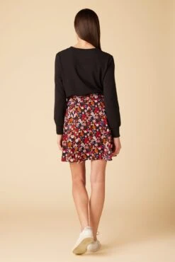 Kendra Ecovero Skirt - Villa Floral -Women Clothing Sales 7958R1 Kendra Lined Villa Floral 3