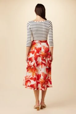 Blaze Washable Silk Wrap Skirt - Begonia -Women Clothing Sales 7965 Wrap Blaze Begonia 3