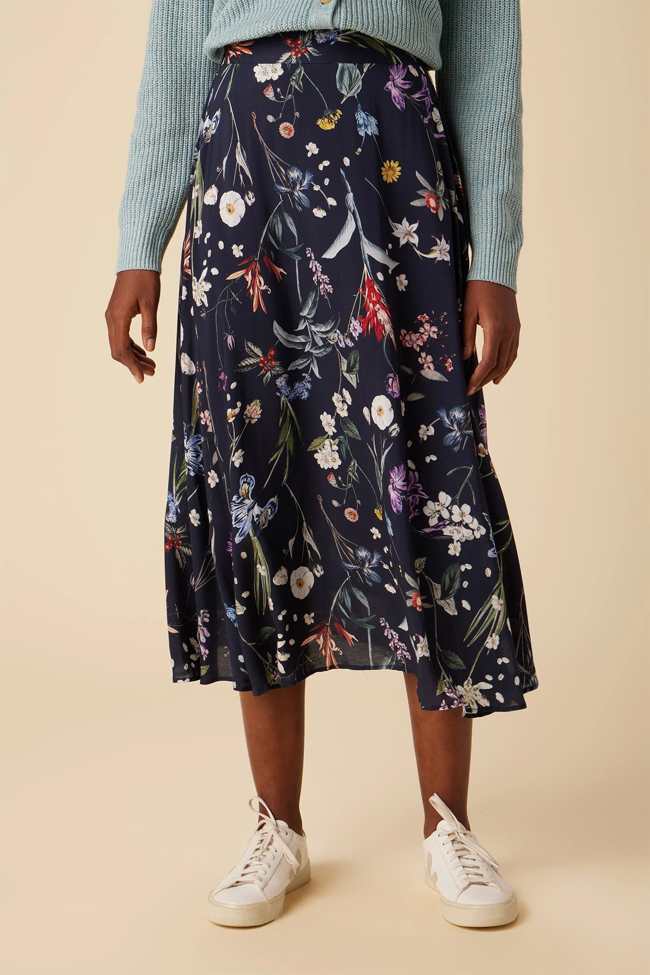 Blaze Ecovero Skirt - Gemini Navy 1 Blaze Ecovero Skirt - Gemini Navy