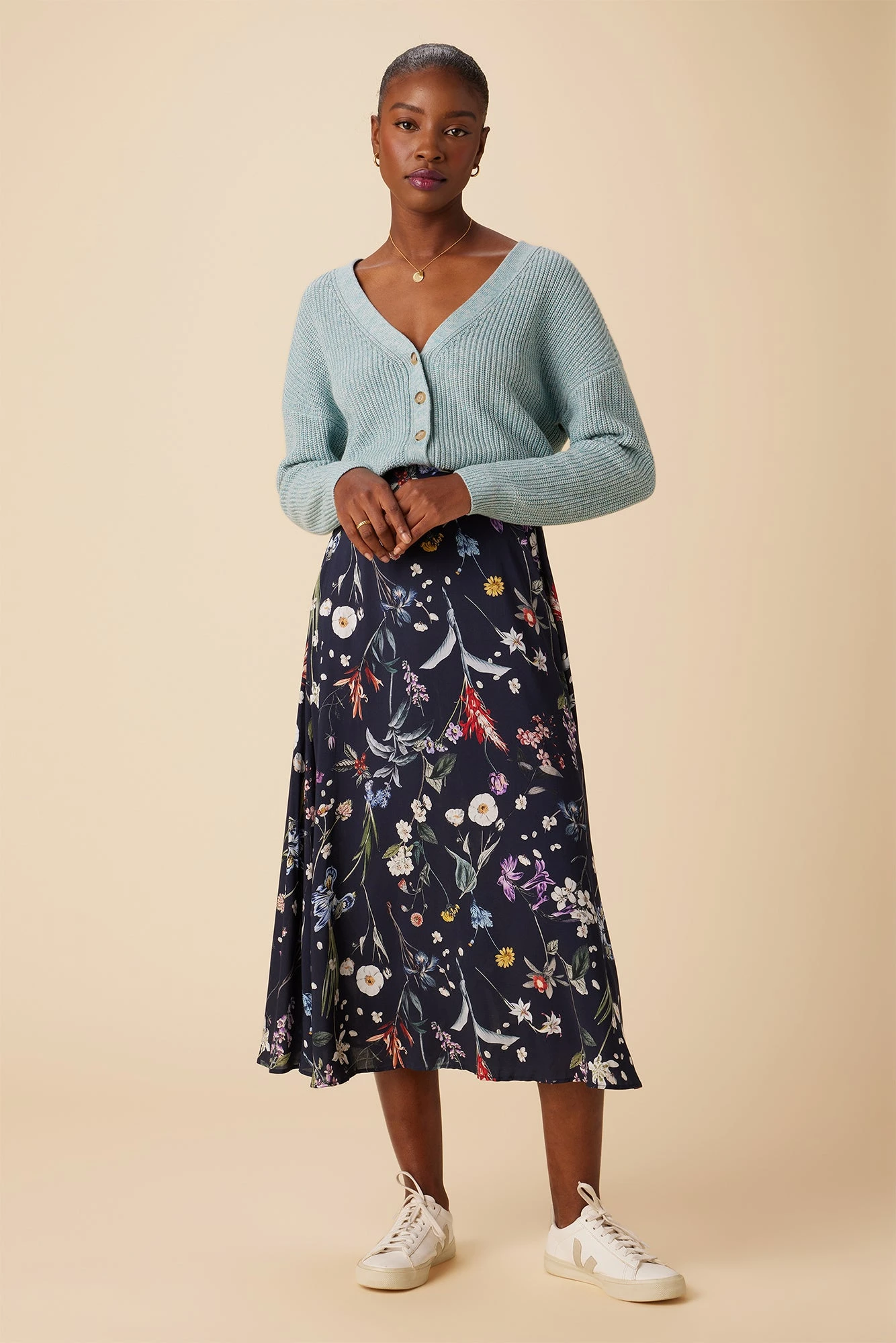 Blaze Ecovero Skirt - Gemini Navy 2 Blaze Ecovero Skirt - Gemini Navy - Image 2