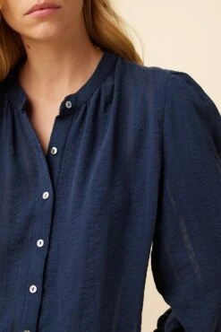 Charlotte Tencel Blouse - Black Iris -Women Clothing Sales 7975 Charlotte Black Iris 4