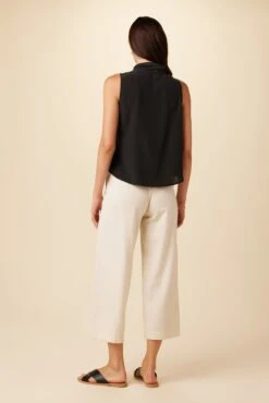 Leyna Washable Silk Blouse - Black 6 Leyna Washable Silk Blouse - Black -Women Clothing Sales 7983 Leyna Black 3