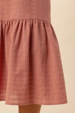 Michelle Organic Cotton Dress - Carnelian -Women Clothing Sales 7990R1 Michelle Cotton Carnelian 5