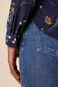 Kaya Washable Silk Blouse - Ana Floral 8 Kaya Washable Silk Blouse - Ana Floral -Women Clothing Sales 8509R1 Kaya Ana Floral 5