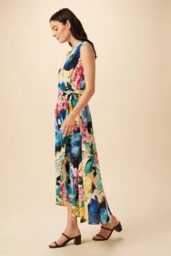 Hanne Washable Silk Maxi Dress - Full Bloom -Women Clothing Sales 9223 Hanne Full Bloom 2