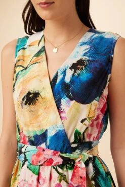 Hanne Washable Silk Maxi Dress - Full Bloom -Women Clothing Sales 9223 Hanne Full Bloom 4