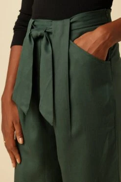 Eldora Tencel Wide Leg Pant - Darkest Spruce -Women Clothing Sales 9360R1 Eldora Darkest Spruce 5