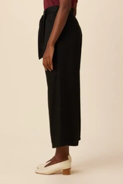 Eldora Tencel Wide Leg Pant - Black -Women Clothing Sales 9360 Eldora Black 2