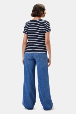 Berkeley Dream Knit Tee - Basque Stripe -Women Clothing Sales 9493 Berkeley Basque Stripe 3