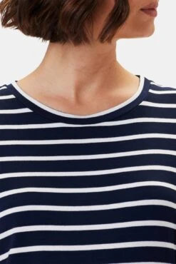 Berkeley Dream Knit Tee - Basque Stripe -Women Clothing Sales 9493 Berkeley Basque Stripe 4