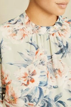 Endora Washable Silk Blouse - Paulette Floral -Women Clothing Sales 9603 Endora Paulette Print 12959 web 882a69ae 9b25 4d37 a222 8b369fd3eec5