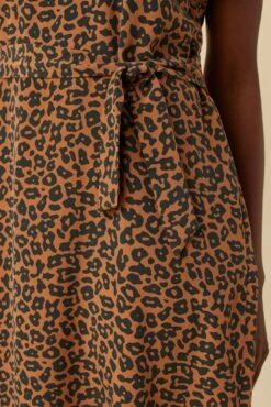 Cindra Washable Silk Midi Dress - Caramel Sauvage -Women Clothing Sales 9674 Cindra Caramel Sauvage 4