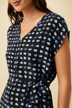 Cindra Washable Silk Midi Dress - Squared Up Black 9 Cindra Washable Silk Midi Dress - Squared Up Black -Women Clothing Sales 9674 Cindra Squared Up Black 4