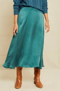 Blaze Cupro Skirt - Jadeite