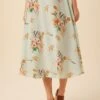 Blaze Washable Silk Skirt - Cannes Floral