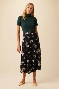 Blaze Washable Silk Skirt - Ladera Floral -Women Clothing Sales 9838 Blaze Ladera Floral 4