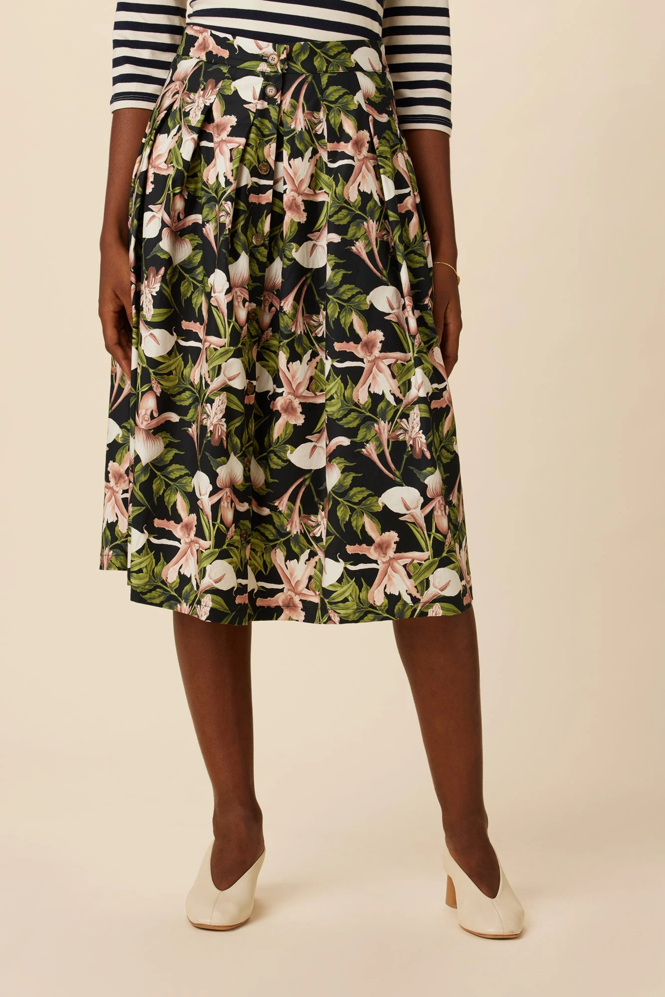 Mariah Organic Cotton Skirt - Lily 1 Mariah Organic Cotton Skirt - Lily