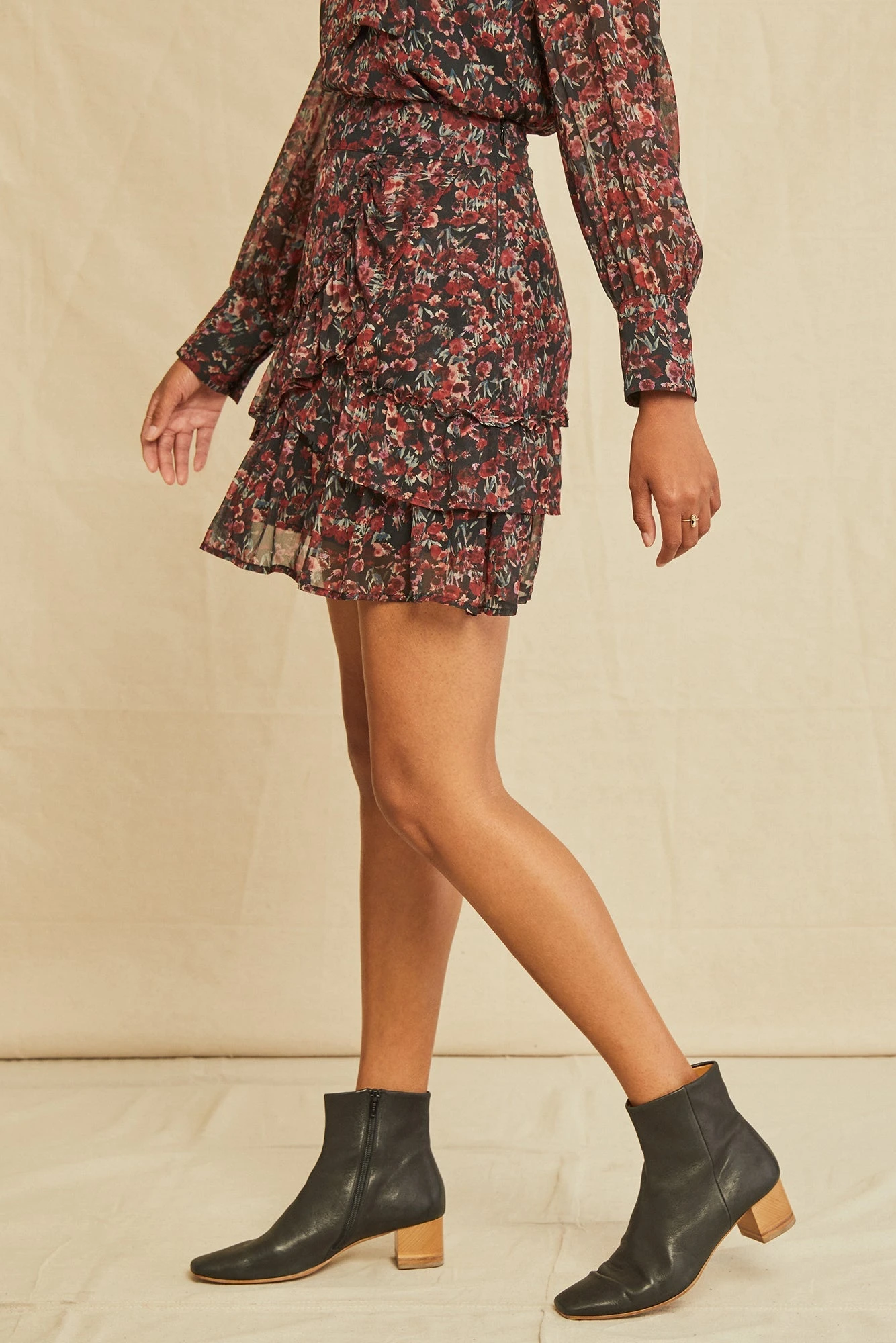 Blair Nouveau Silk Skirt - Joshua Tree Floral 2 Blair Nouveau Silk Skirt - Joshua Tree Floral - Image 2