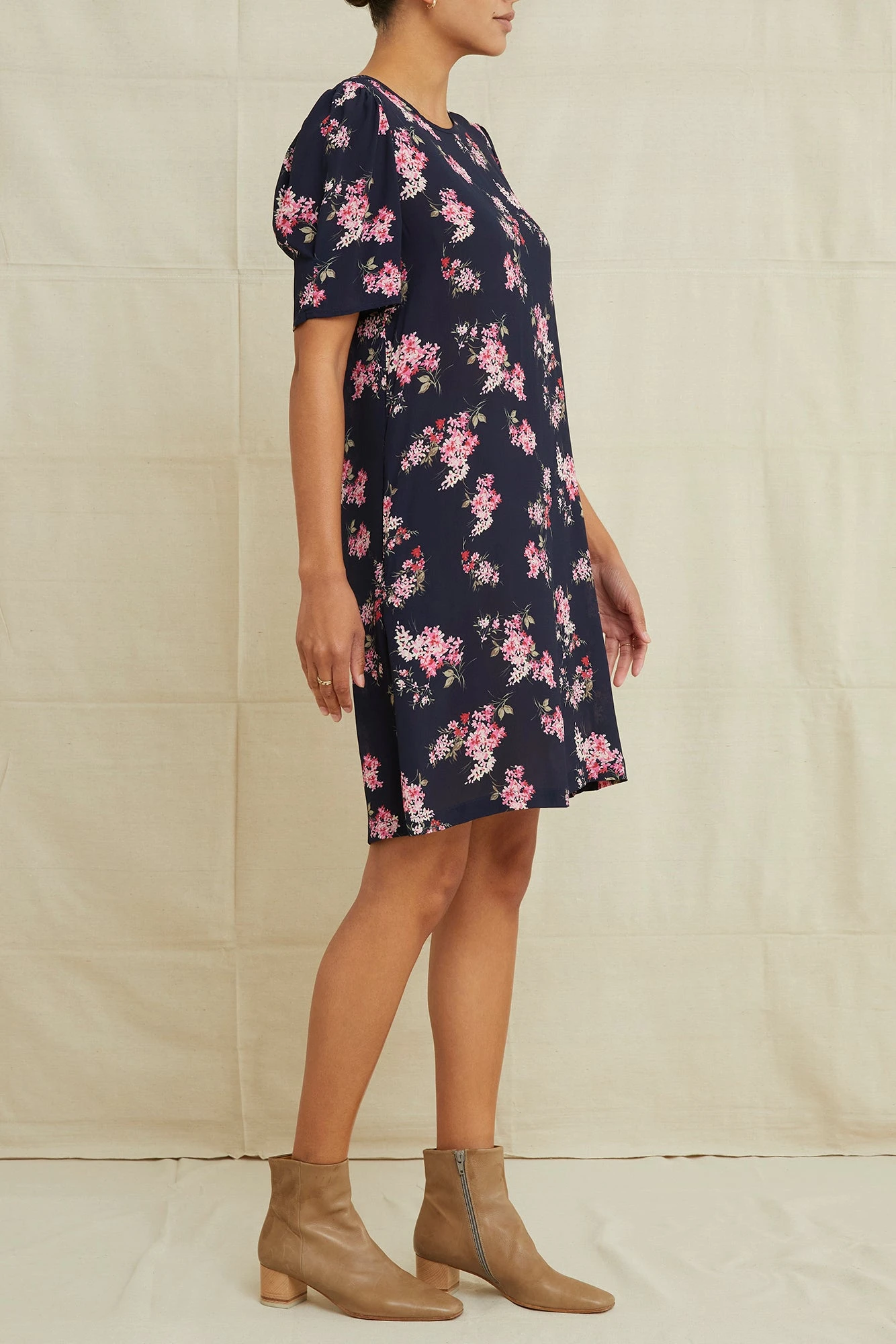 Darla Viscose Dress - Whitby Floral 2 Darla Viscose Dress - Whitby Floral - Image 2