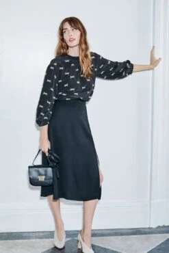 Endora Washable Silk Blouse - Jaguar -Women Clothing Sales endora marketing 48c1613e 6b23 49b1 ab82 5c83a9e75c5b