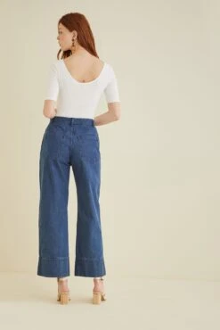 Kowtow Stage Pant -Women Clothing Sales kowtow stage pant classic denim 0060 web